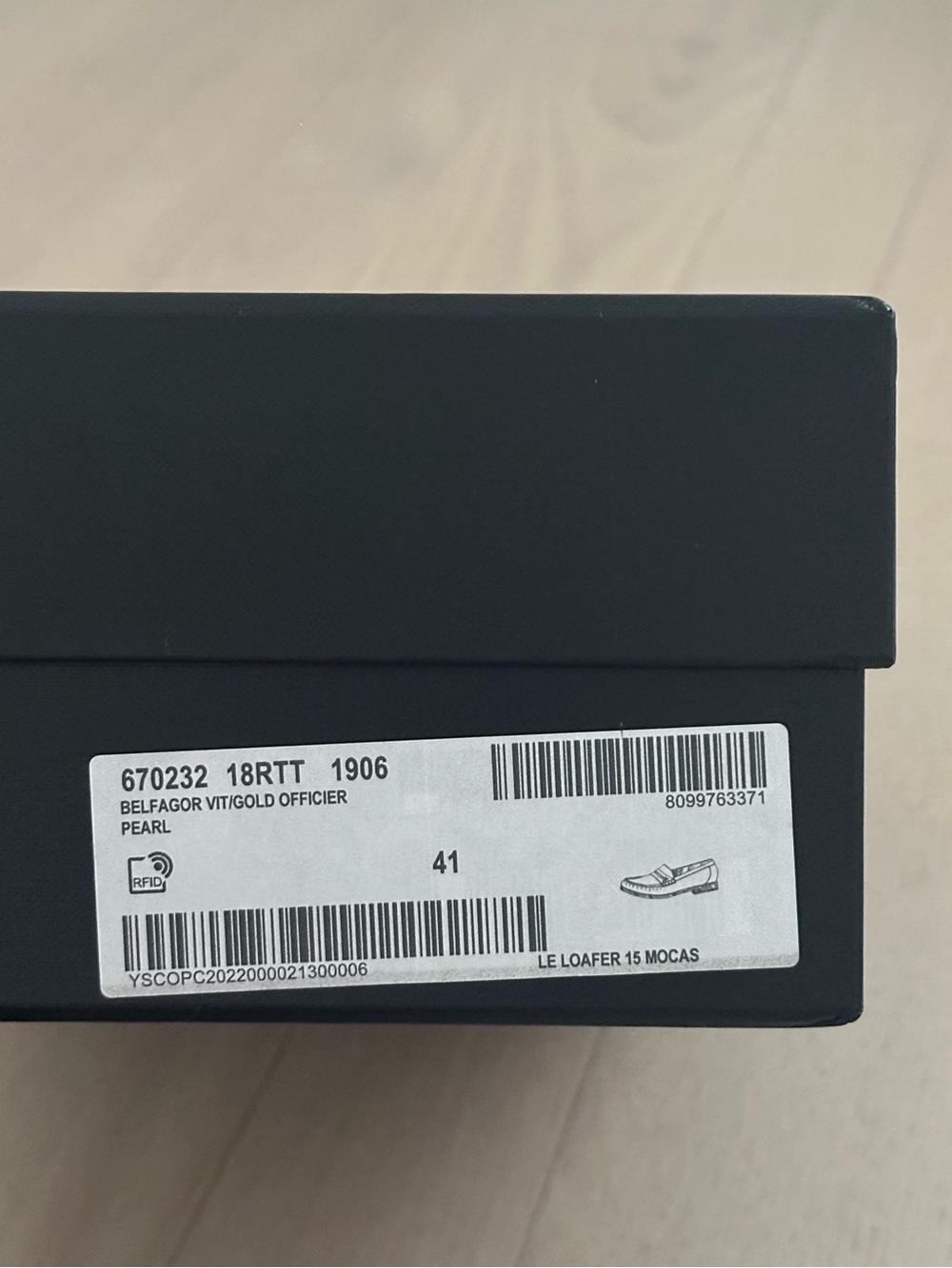 NIB Saint Laurent Le Loafer- Pearl - Picture 3 of 8
